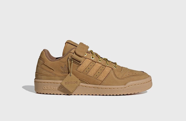 atmos x adidas Forum Low "Wheat"