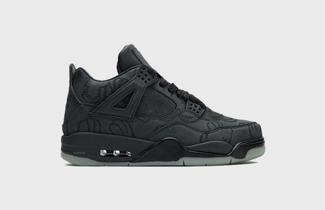 KAWS x Air Jordan 4 "Core Black"