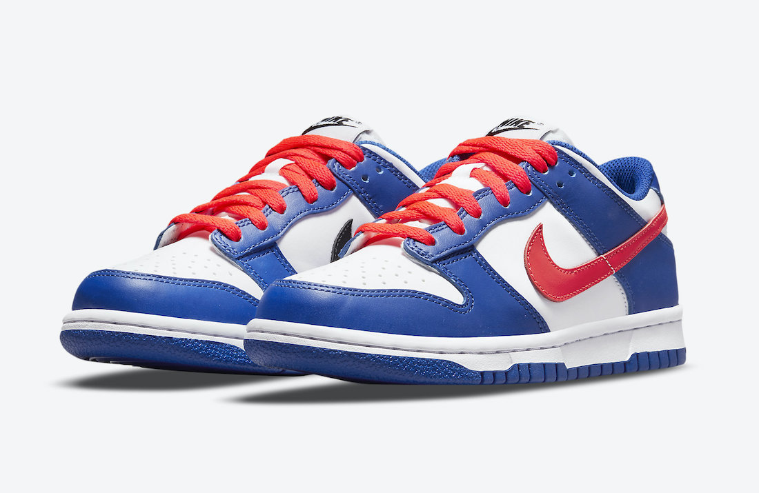 nike dunk bright crimson game royal