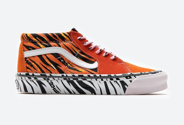 Aries x Vans Vault OG Sk8-Mid LX "Orange Tiger"