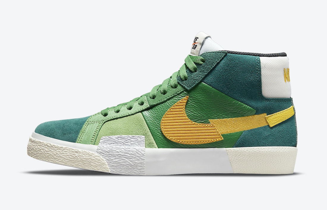 Nike SB Zoom Blazer Mid "Mosaic Green"