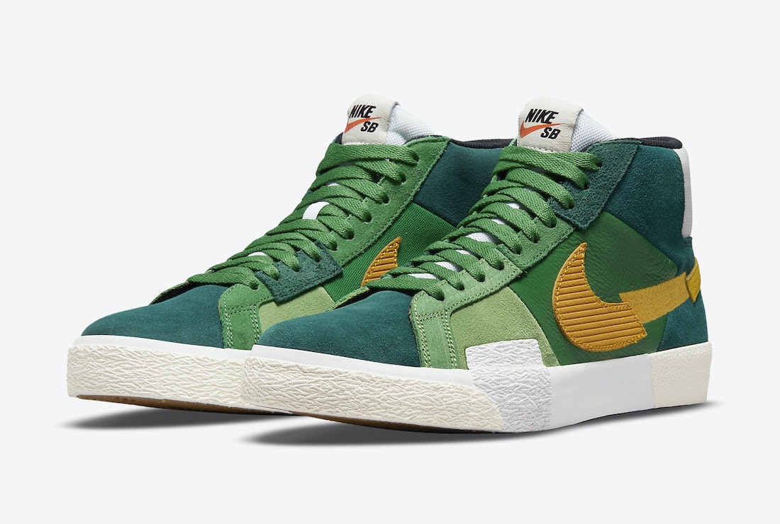 Nike SB Zoom Blazer Mid "Mosaic Green"