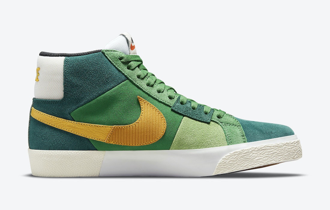 Nike SB Zoom Blazer Mid Mosaic Green kaufen DA8854 300 HEAT MVMNT