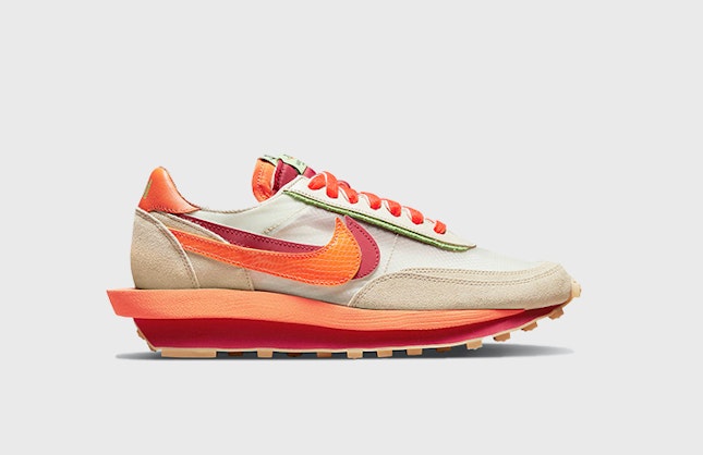 Clot x Sacai x Nike LDWaffle "Orange Blaze"
