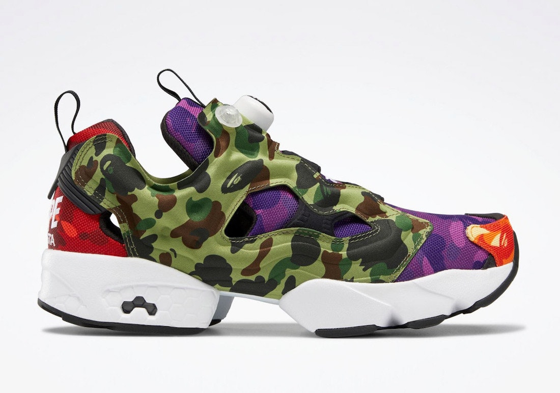 BAPE x Reebok Instapump Fury “Multi-Camo”