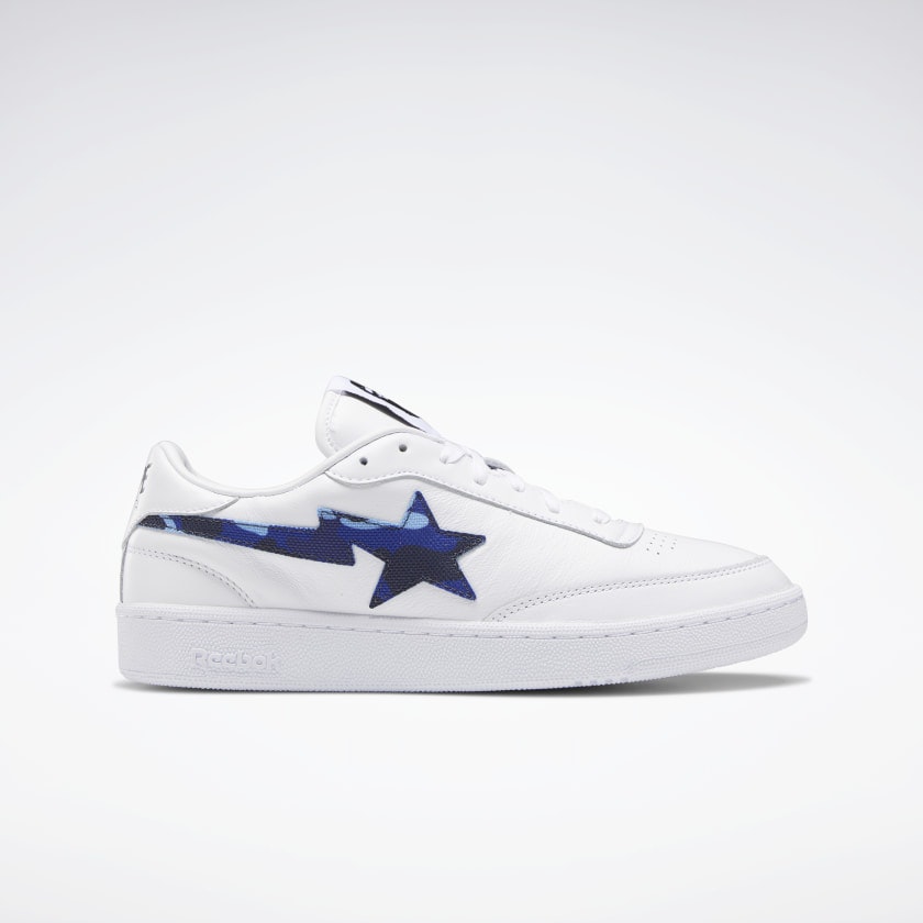 BAPE x Reebok Club C 85 "Bapesta" (White)