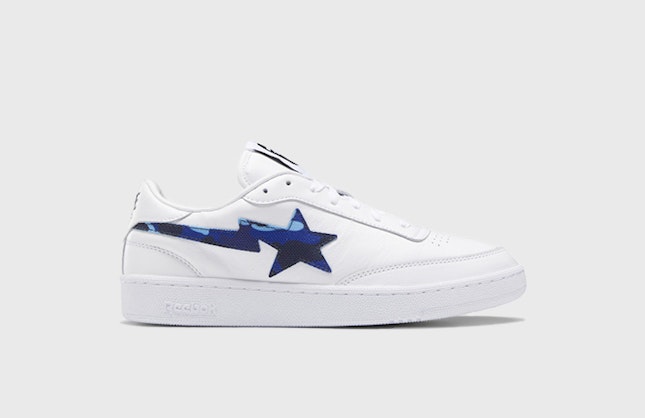 BAPE x Reebok Club C 85 "Bapesta" (White)
