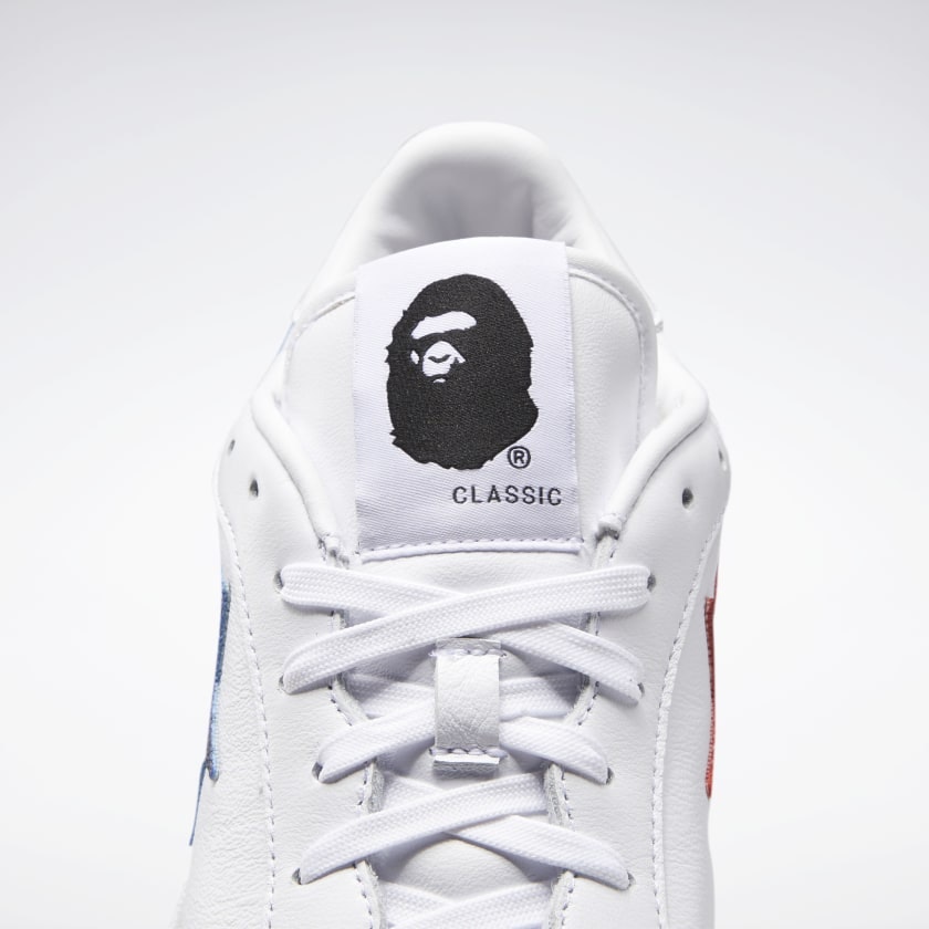 BAPE x Reebok Club C 85 "Bapesta" (White)