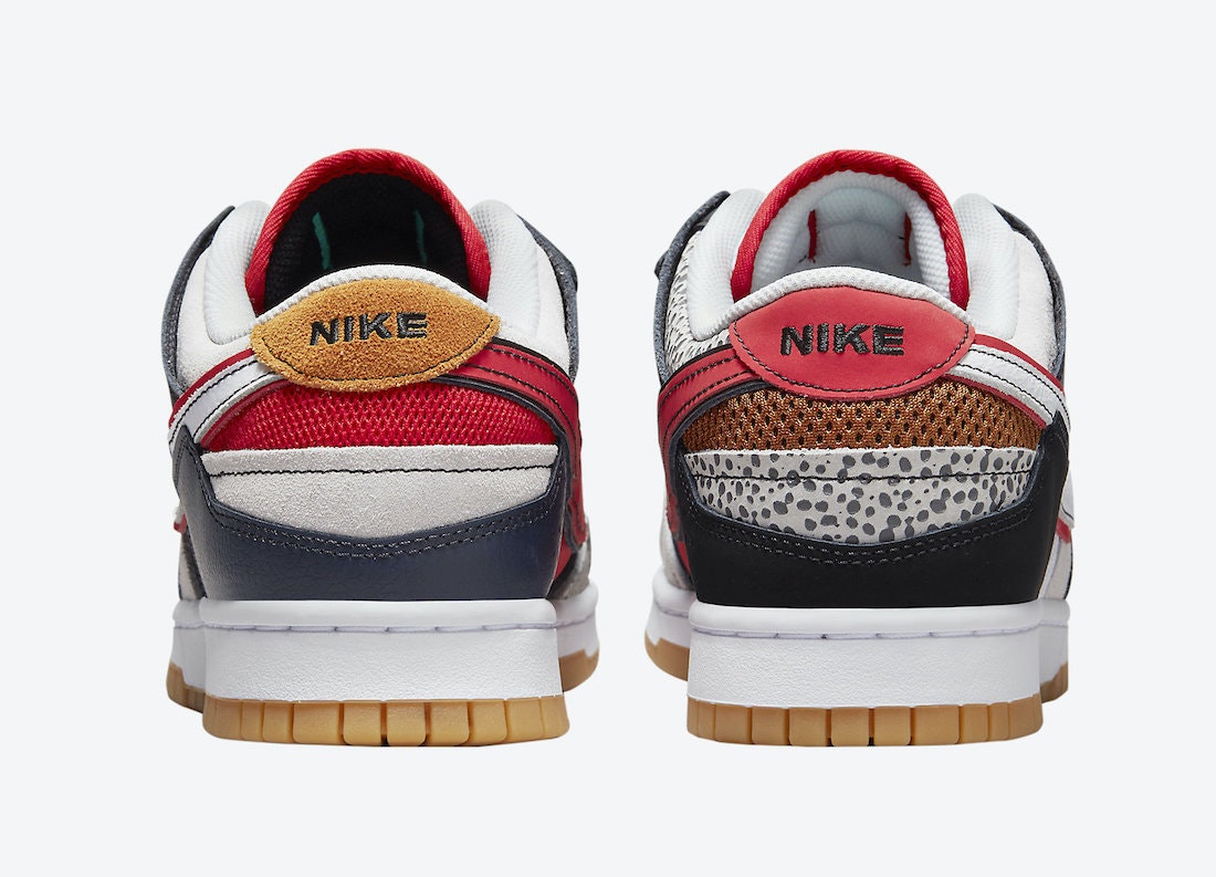 Nike Dunk Low Scrap “University Red”