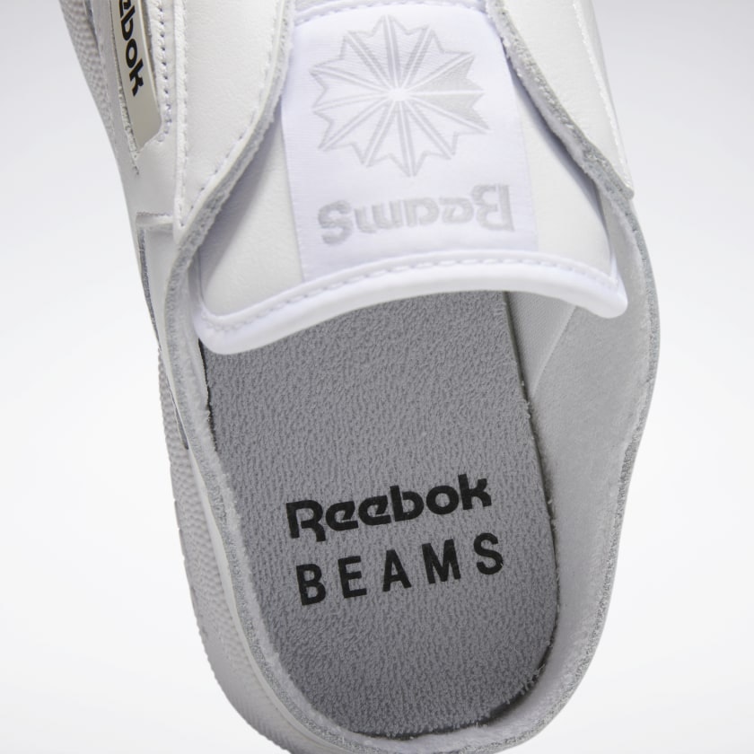 BEAMS x Reebok Club C 85 Laceless "Cloud White"