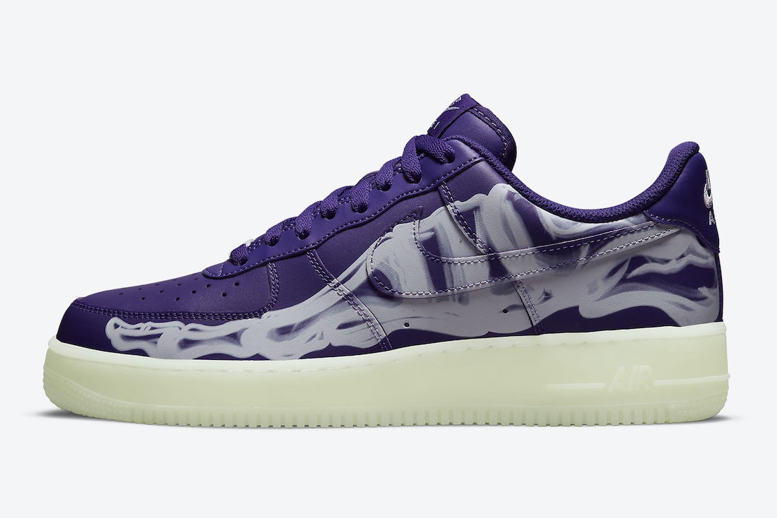 Nike Air Force 1 Low QS "Skeleton" (Purple)