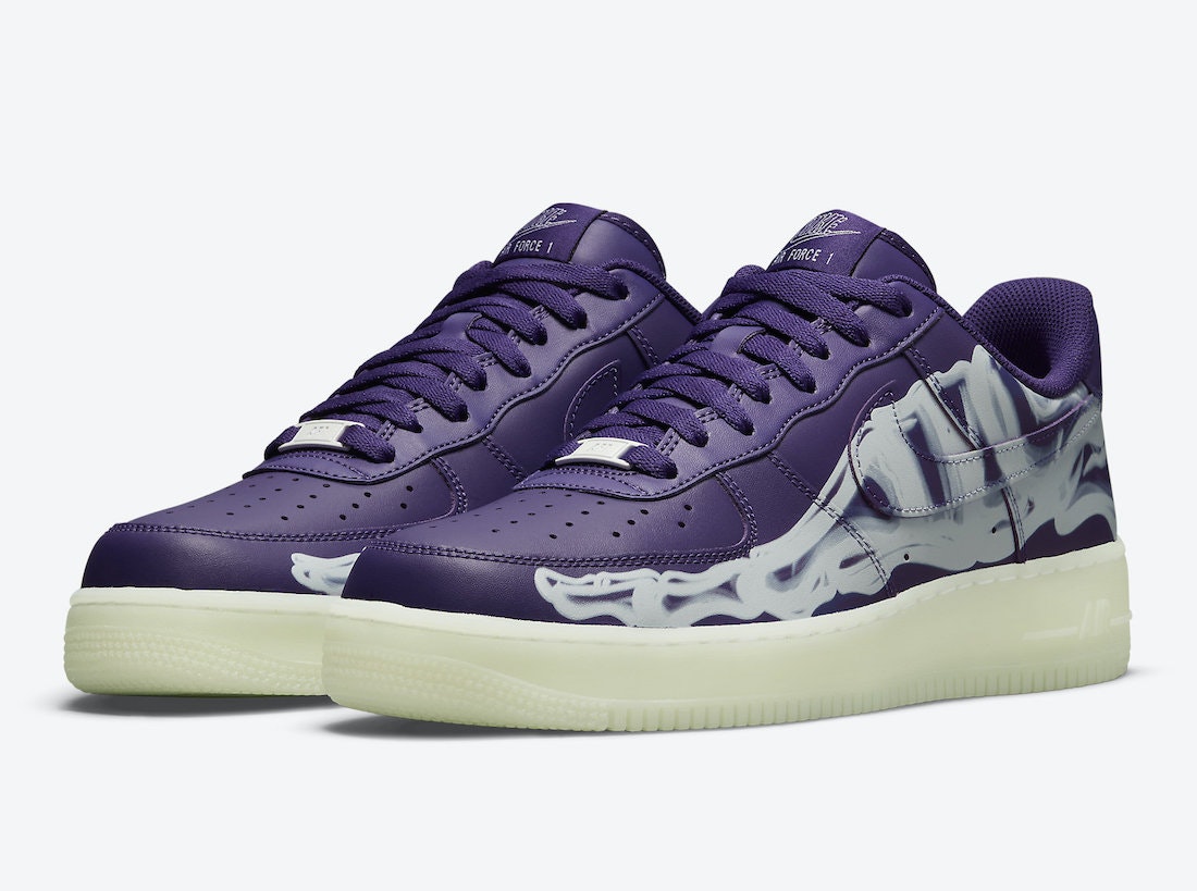 Nike Air Force 1 Low QS "Skeleton" (Purple)