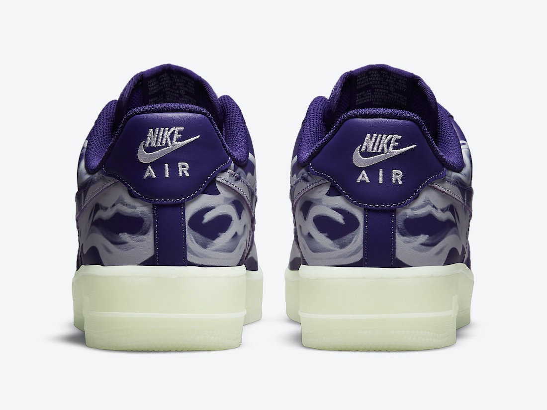 Nike Air Force 1 Low QS "Skeleton" (Purple)