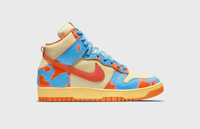Nike Dunk High 1985 “Orange Acid Wash”