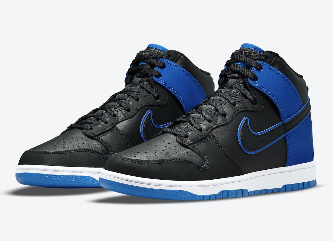 Nike Dunk High Retro "Blue Camo"