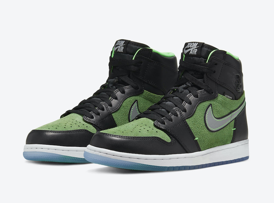 air jordan 1 high zoom air zen green