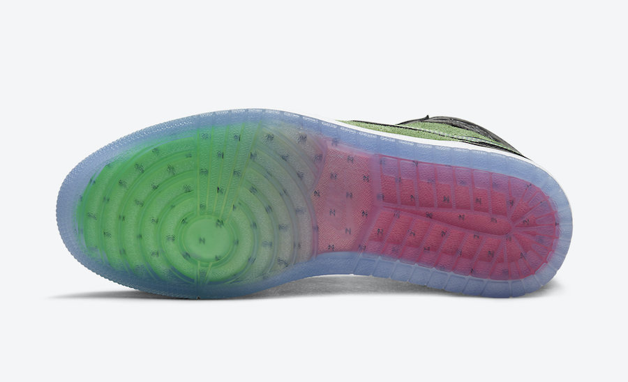 air jordan 1 high zoom air zen green