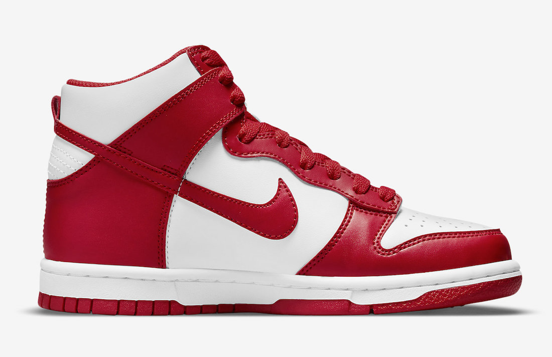 high top red dunks