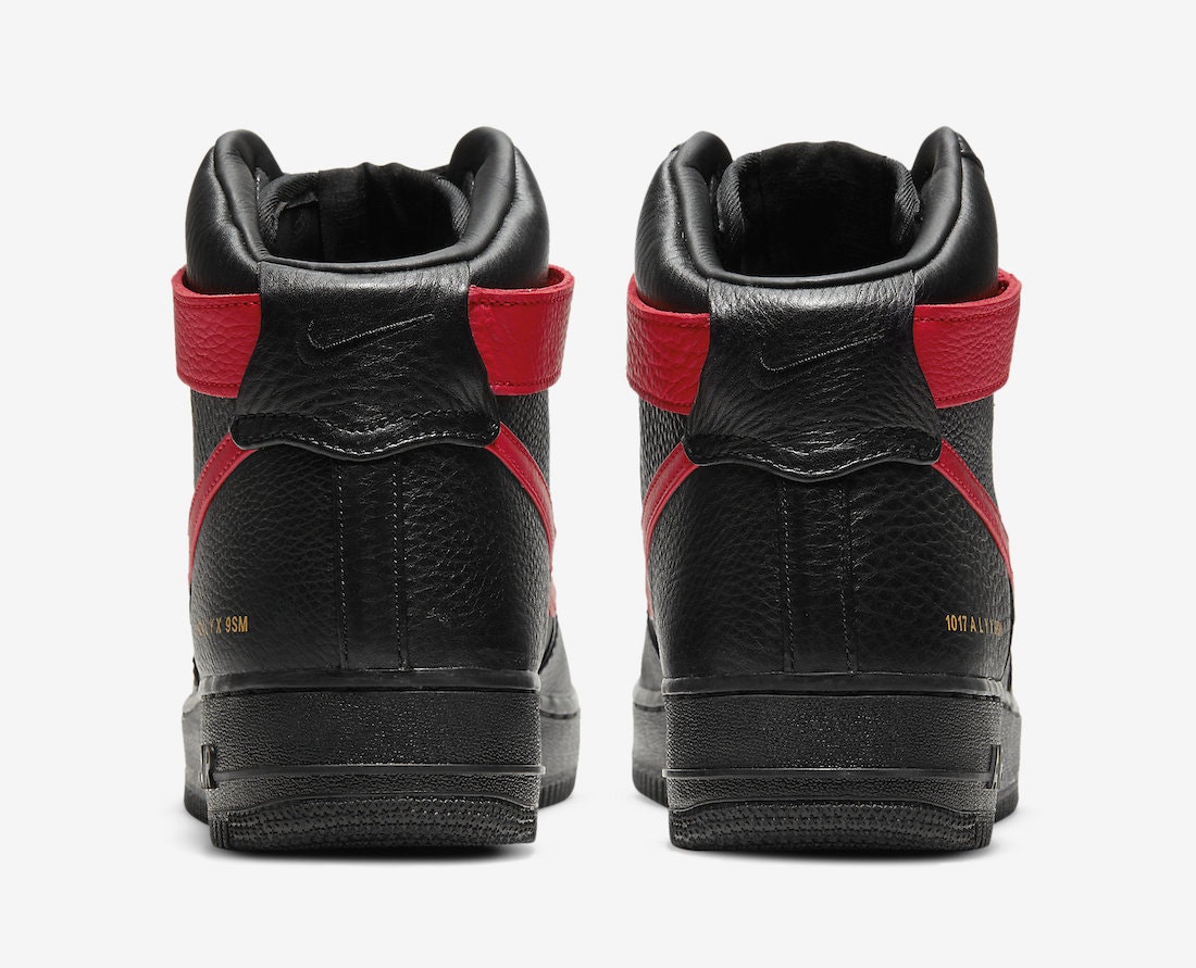 Alyx x Nike Air Force 1 High "University Red Swoosh"