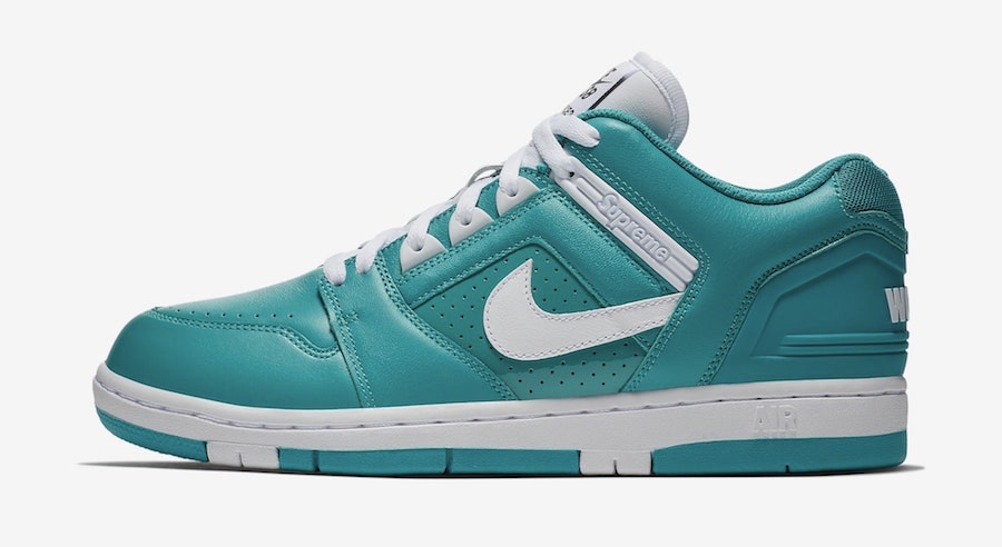 Supreme x Nike SB Air Force 2 Low "New Emerald"
