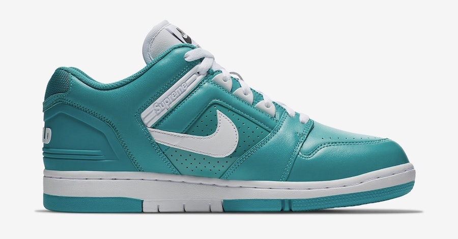 Supreme x Nike SB Air Force 2 Low "New Emerald"