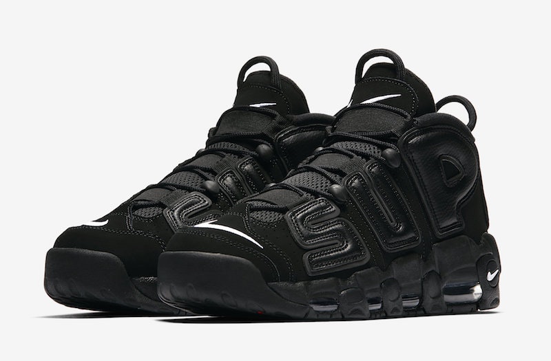 Supreme x Nike Air More Uptempo "Core Black"