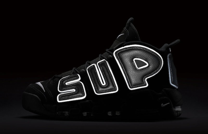 Supreme x Nike Air More Uptempo "Core Black"