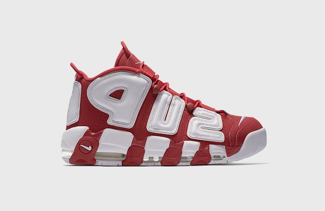 Supreme x Nike Air More Uptempo "Varsity Red" Supreme x Nike Air More Uptempo "Varsity Red"