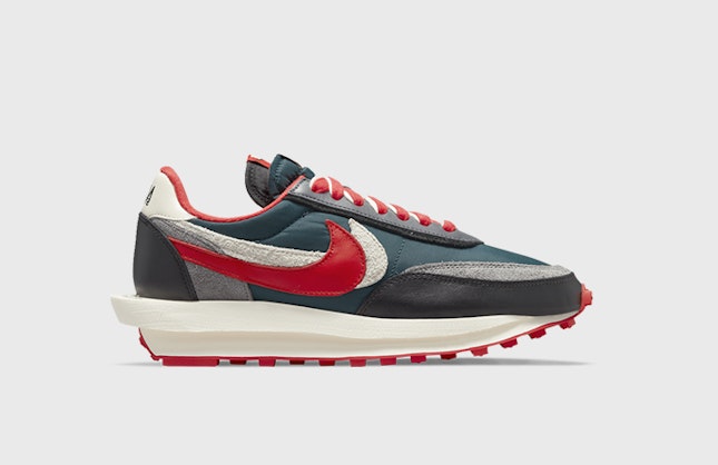 Undercover x Sacai x Nike LDWaffle "University Red"
