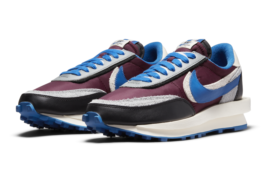 nike ld waffle sacai undercover maroon