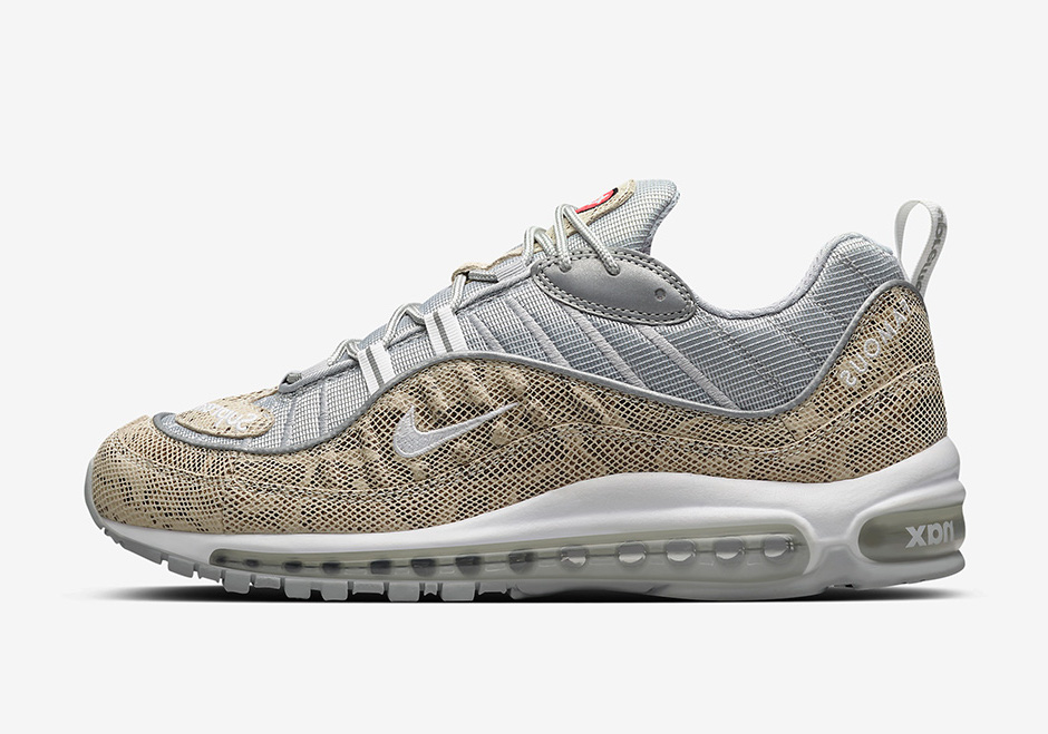 Supreme x Nike Air Max 98 “Silver Snakeskin” kaufen – 844694-100 – HEAT  MVMNT
