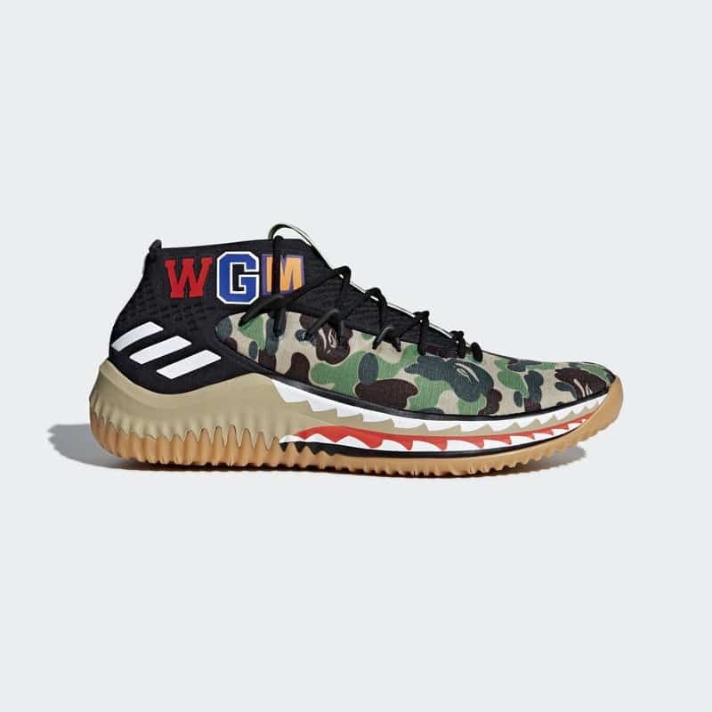 BAPE x adidas Dame 4 "Green Camo"