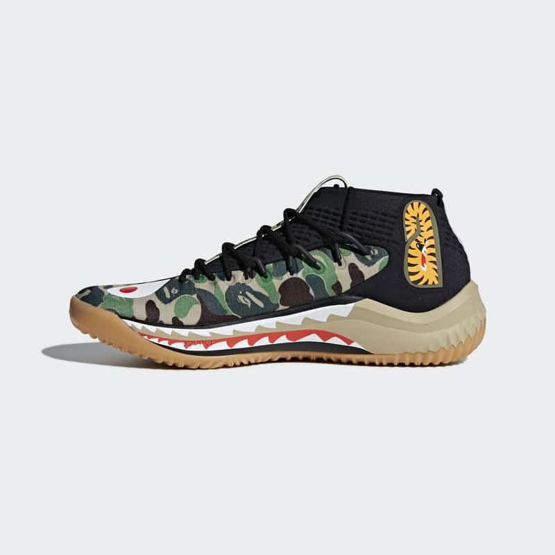 BAPE x adidas Dame 4 "Green Camo"