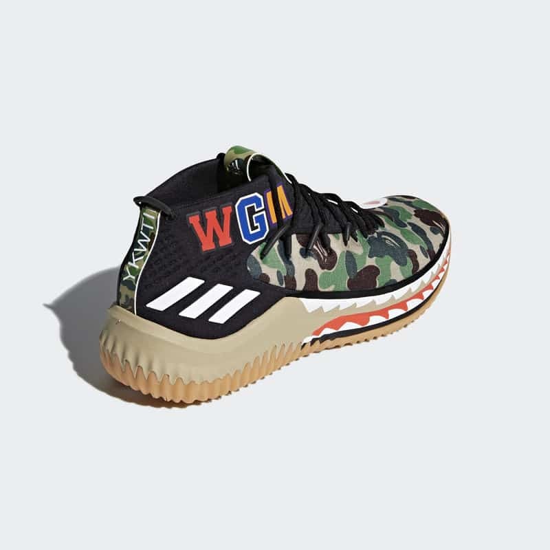 BAPE x adidas Dame 4 "Green Camo"