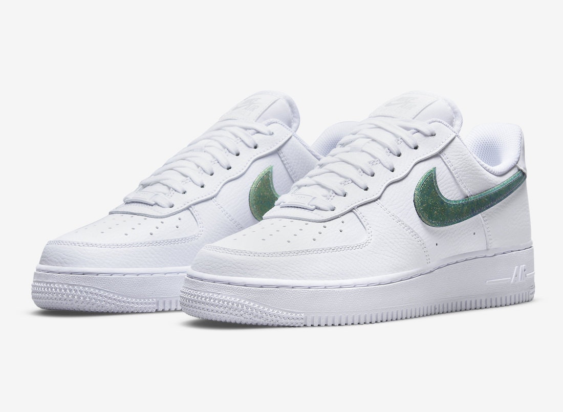 Nike Air Force 1 Low "Glitter Swoosh" (Green)
