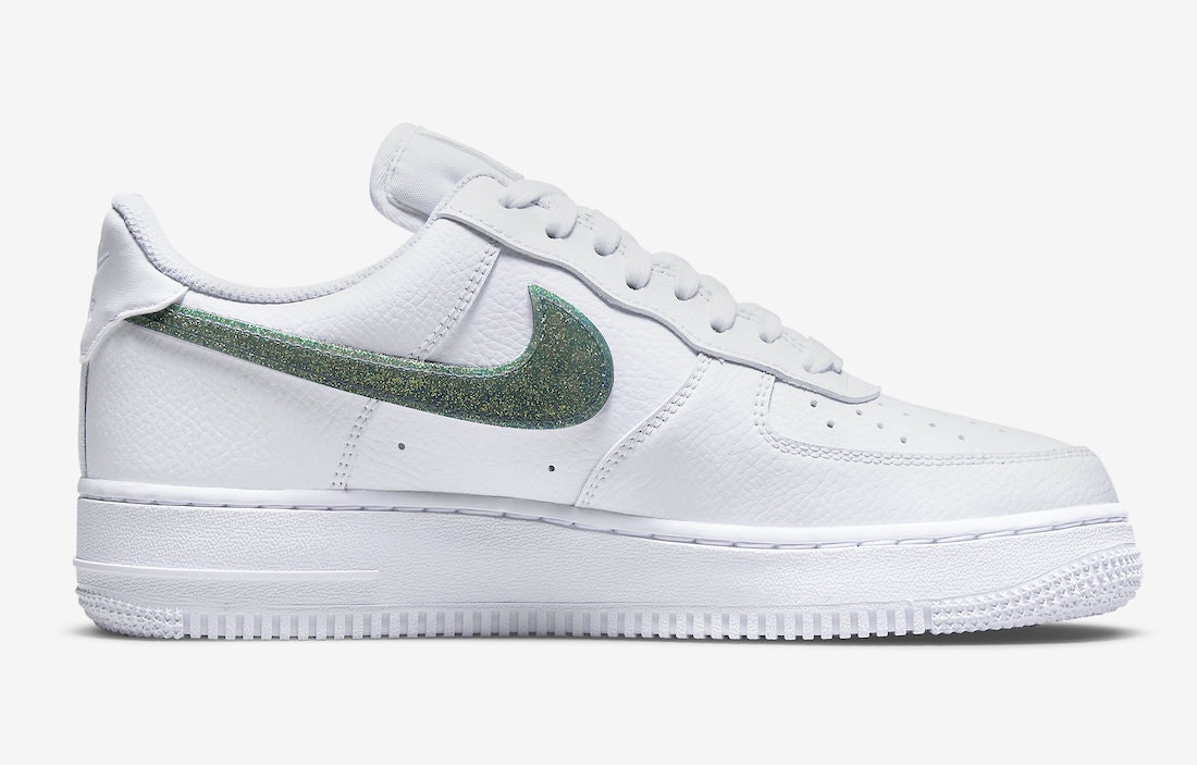 Nike Air Force 1 Low "Glitter Swoosh" (Green)