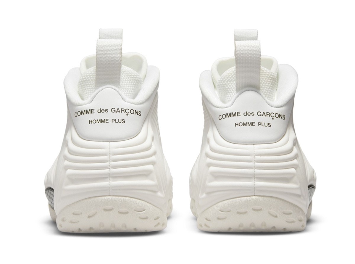 Comme des Garçons x Nike Air Foamposite One "Cream White"
