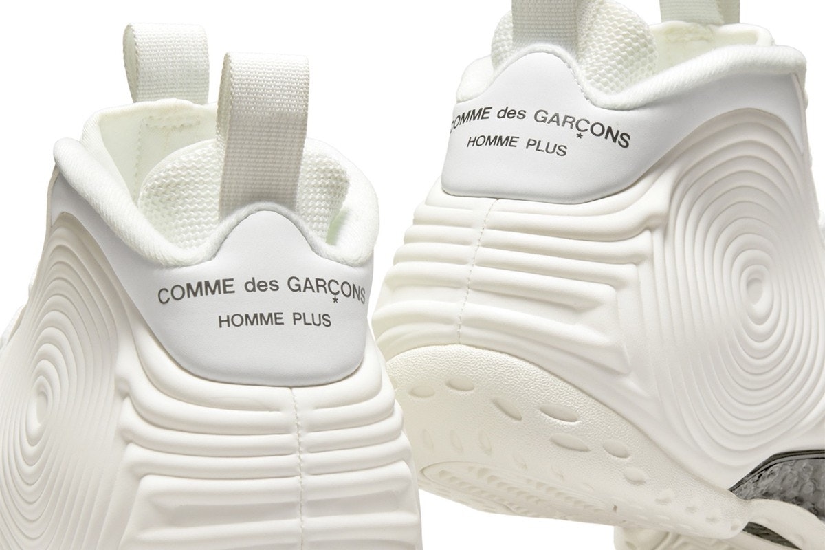 Comme des Garçons x Nike Air Foamposite One "Cream White"