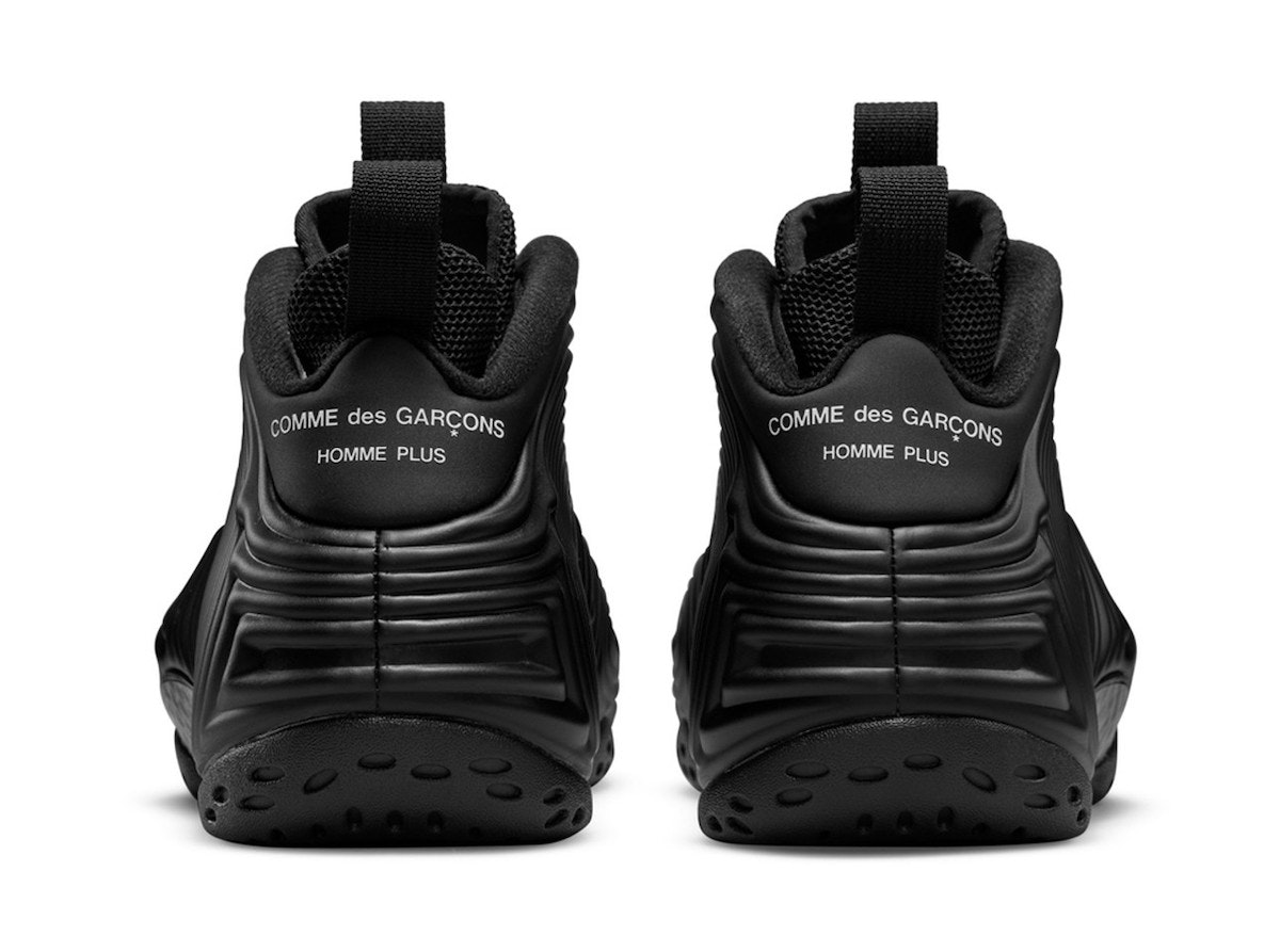 Comme des Garçons x Nike Air Foamposite One "Core Black"