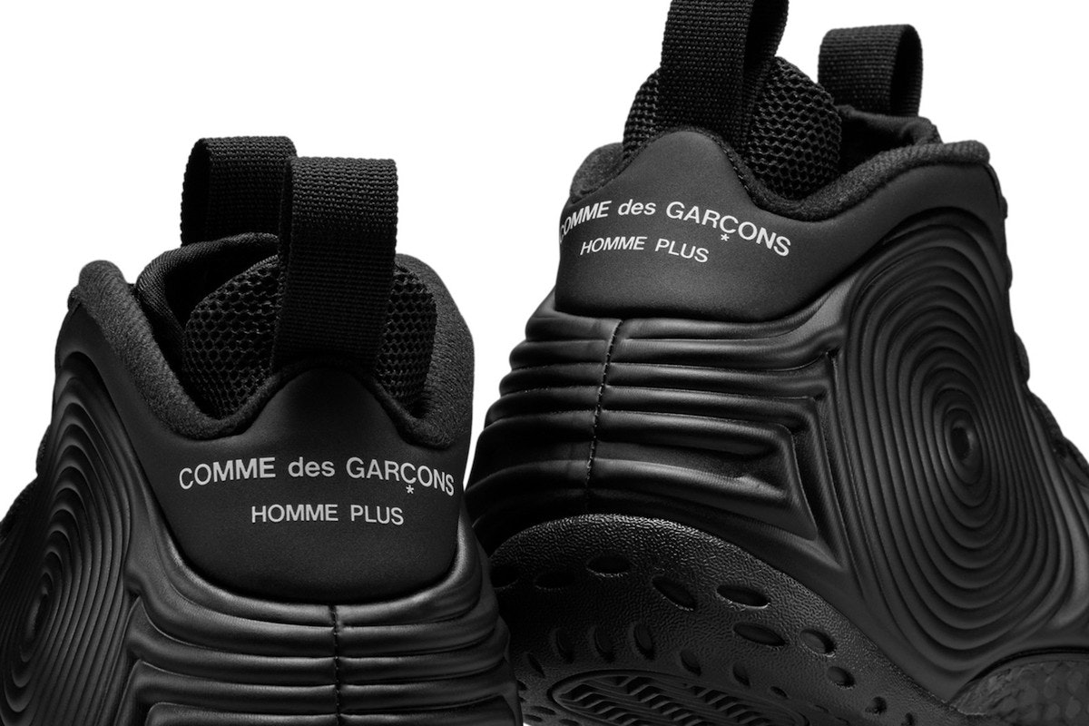 Comme des Garçons x Nike Air Foamposite One "Core Black"