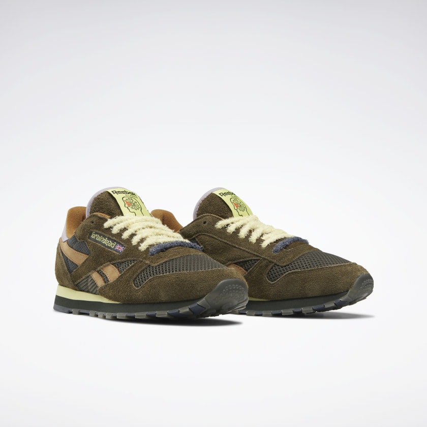 Brain Dead x Reebok Classic Leather "Moss"