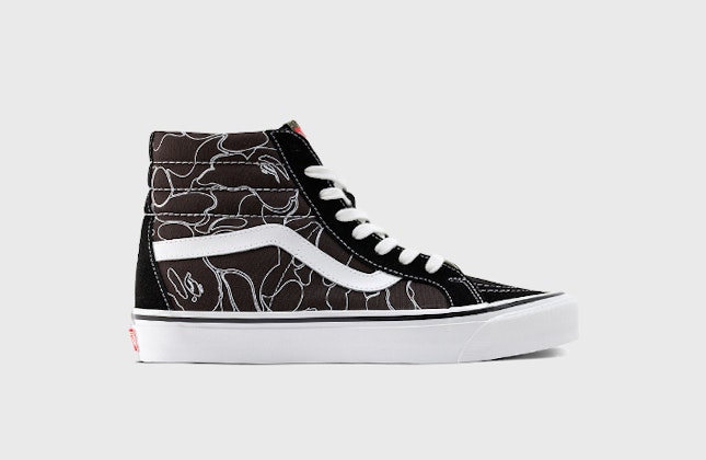 BAPE x Vans Sk8-Hi 38 DX "Black Camo"