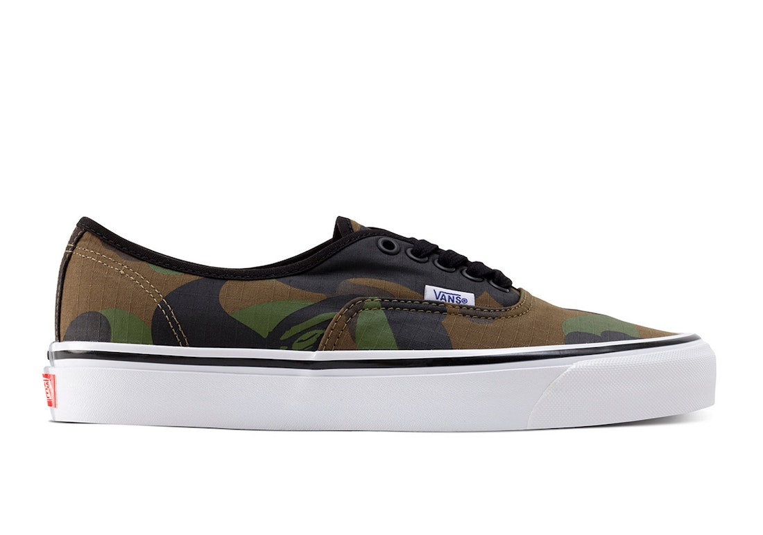 BAPE x Vans Authentic 44 DX "Green Camo"