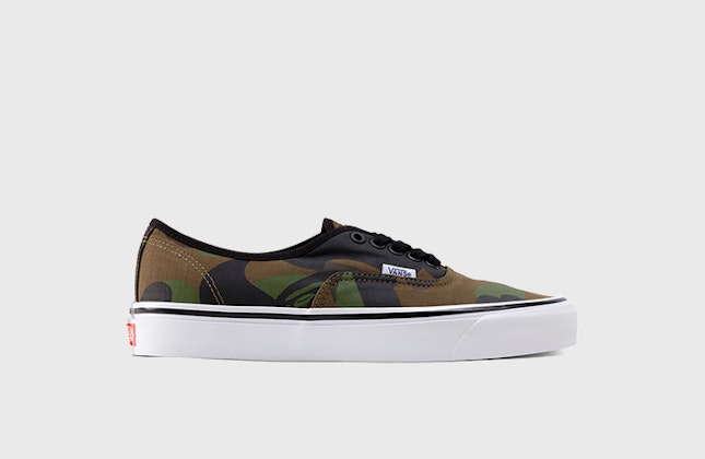 BAPE x Vans Authentic 44 DX "Green Camo" BAPE x Vans Authentic 44 DX "Green Camo"
