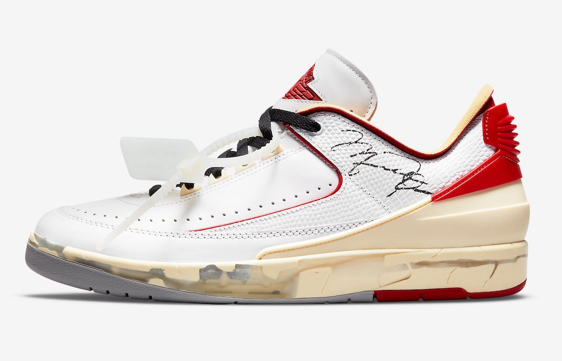 Off-White x Air Jordan 2 Low "Varsity Red"