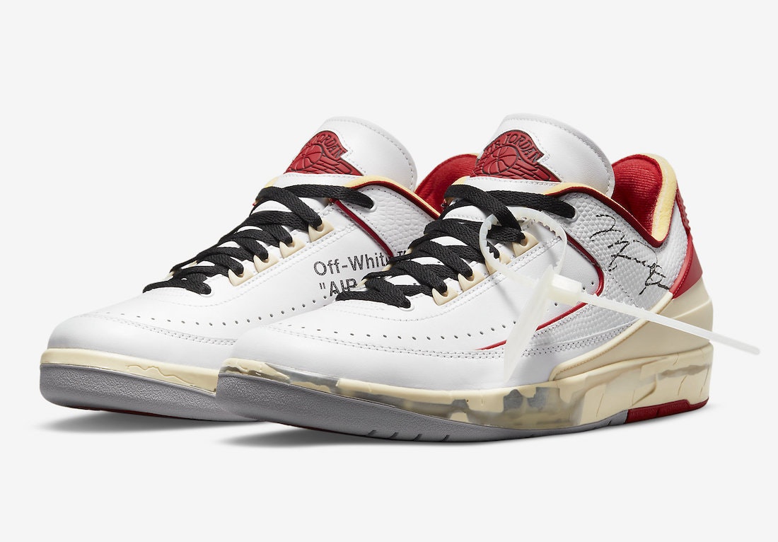 Off-White x Air Jordan 2 Low "Varsity Red"