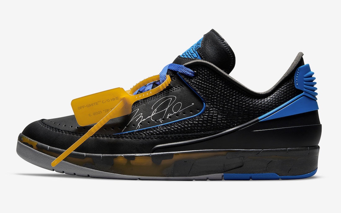 Off-White x Air Jordan 2 Low “Black/Blue"