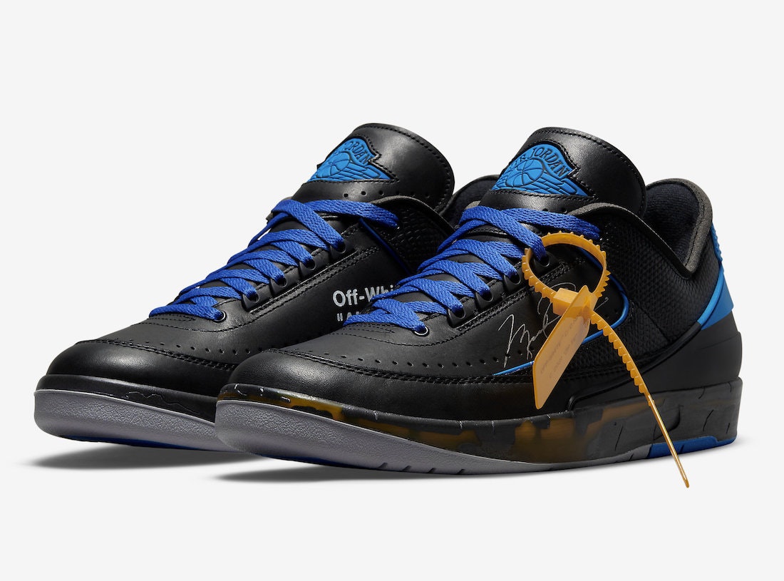 Off-White x Air Jordan 2 Low “Black/Blue"