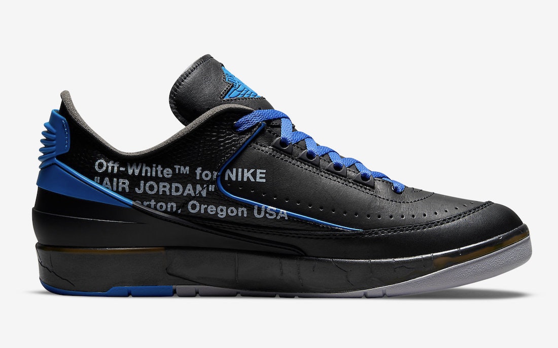 Off-White x Air Jordan 2 Low “Black/Blue"