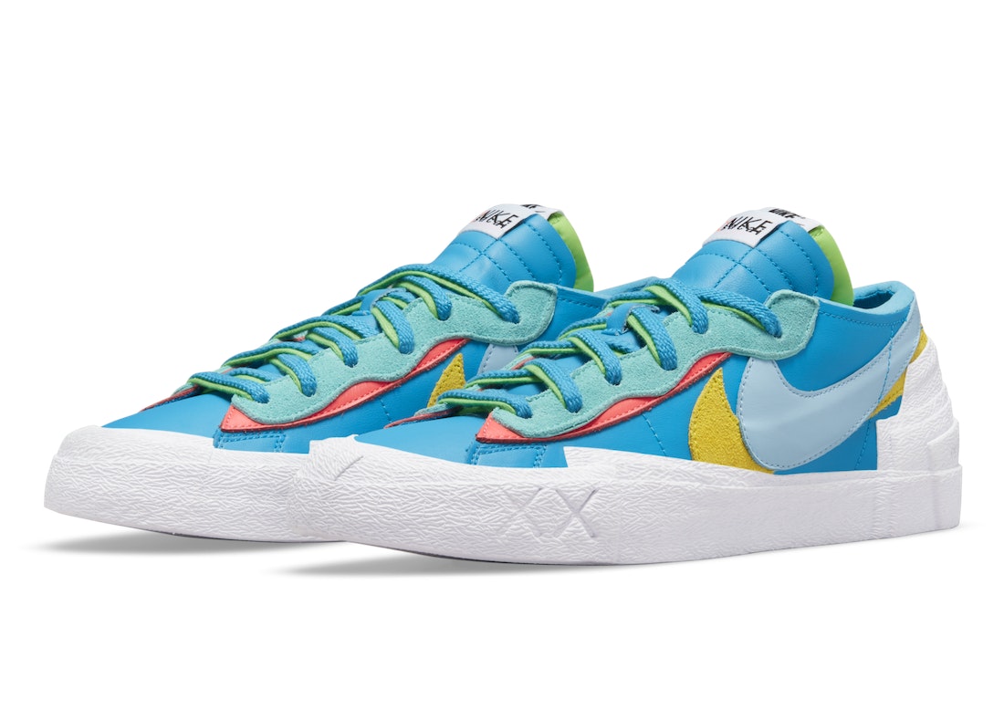 KAWS x Sacai x Nike Blazer Low "Neptune Blue"